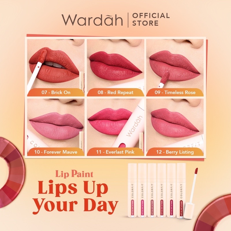 Wardah Colorfit Last All Day Lip Paint