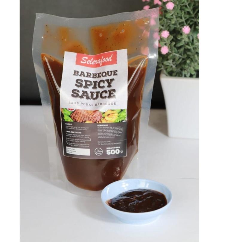

☄ 2 Saus BBQ Spicy Selerafood isi 4 pack berat 500 gr/pack ♖