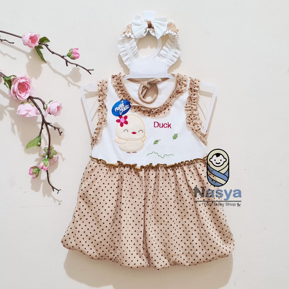 [P-006] Baju Bayi (0-6 bulan) / Dress Bayi Perempuan Motif Animal