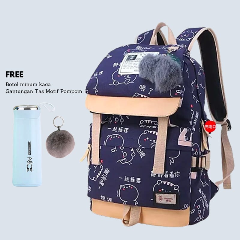 TM30-Tas Sekolah Anak Laki Laki Sd Smp Sma Ransel Kerja ORIGINAL Tas Sekolah Anak Laki BackPack IMPORT