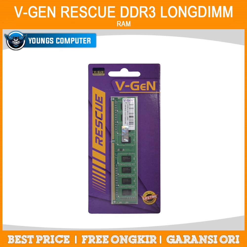 RAM PC V-GEN RESCUE 4GB DDR3 1600 PC-12800 LONGDIMM VGEN