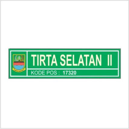 

Terlaris Rambu Nama Jalan Papan Nama Jalan 60Cm X 15Cm