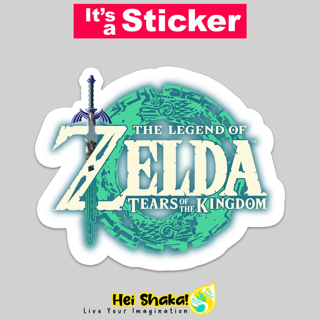 

Stiker The Legend of elda tears of the kingdom Sticker Gamer Tempelan Gaming Bahan Vinyl Anti Air