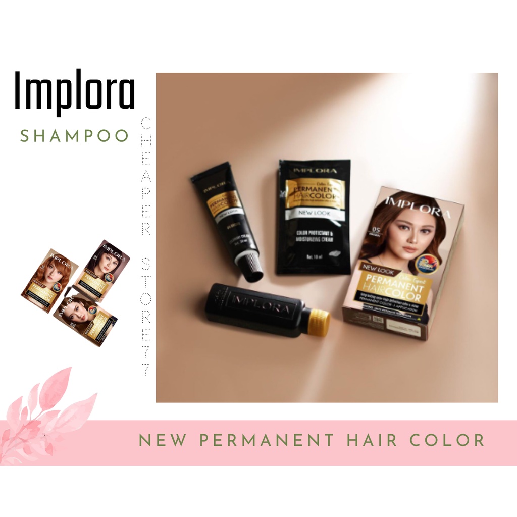 IMPLORA - Permanent Hair Color - Cat Rambut Permanen