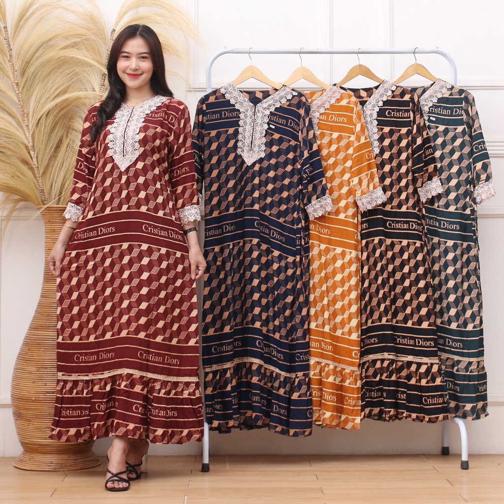 🆕🆙gamis DASTER ARAB SABRINA RENDA MOTIF TERBARU BUSUI RAYON TEBAL TERLARIS Longdres gamis arab zeema