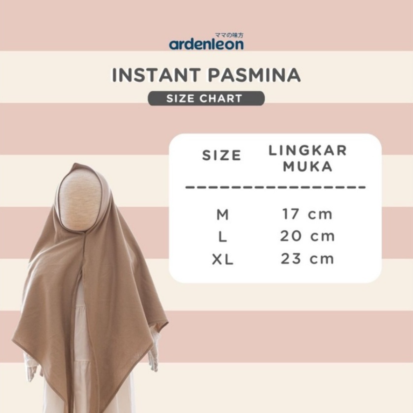 Ardenleon Pashmina Instant 6M - 7Y Hijab Instant Raya Lebaran Anak / Pakaian Muslim CBKS