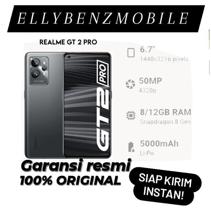 Realme GT2 Pro 5G 12/256GB NEW Garansi Resmi | Realme GT 2 Pro