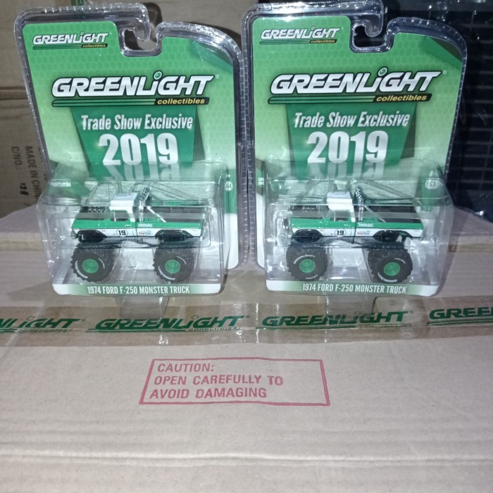 GREENLIGHT 1974 FORD F-250 MONSTER TRUCK 2019 EXCLUSIVE DIECAST F250 TERBARU