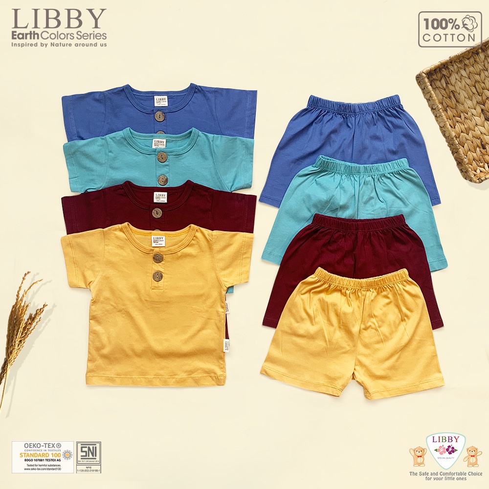 Setelan Libby Earth Color Series - Fave Set
