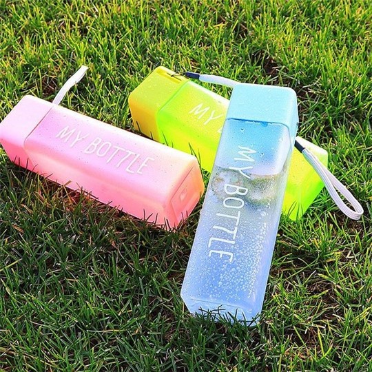 FYGALERY My Bottle Frosted Color Botol Minuman Petak Doff Tanpa Pouch Warna Water Bottle Murah