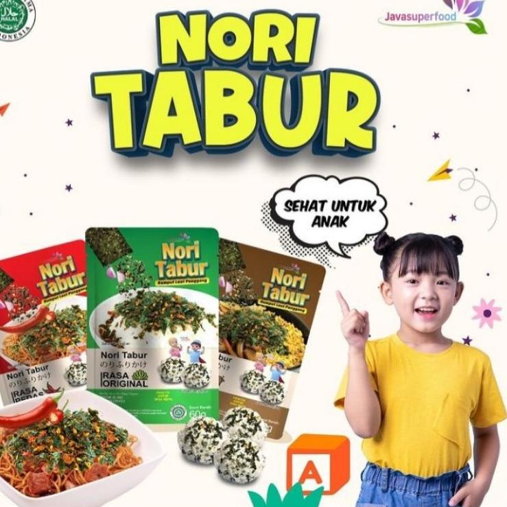 

Yuk di order NORI TABUR RUMPUT PANGGANG 60 GRAM JAVA SUPER FOOD