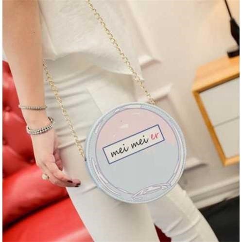 FYGALERY FYG1244 Tas Selempang Tas Bulat Mei Mei Mini Tas Fashion Wanita Sling Bag Murah