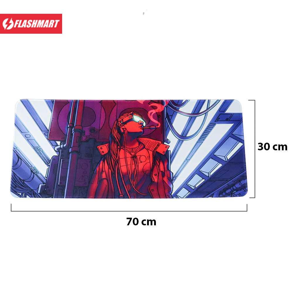 Flashmart OLEVO Gaming Mouse Pad XL Desk Mat 700 x 300 x 2 mm - RO36