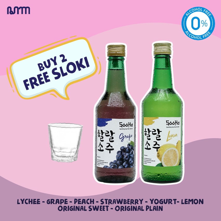 

Sparkling Water Soojjuuu Halal Non Alkohol (FREE SLOKI PEMBELIAN 2 PCS)