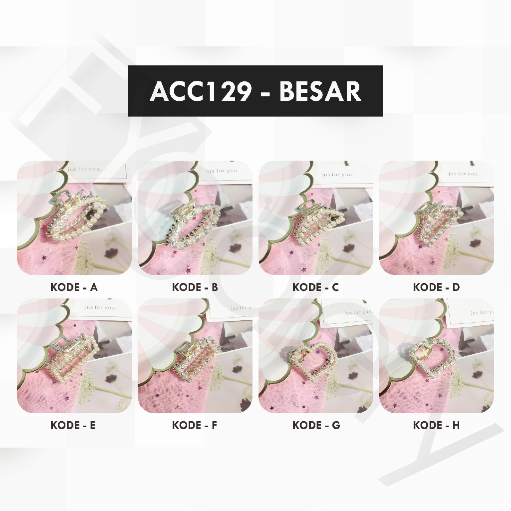 FYGALERY ACC129 Besar Jepit Rambut Mutiara Jepitan Rambut Wanita Hairpin Fashion Korea Bahan Alloy