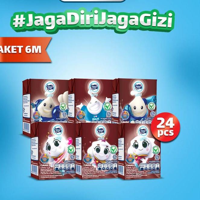 

☝ Frisian Flag Zuzhu Susu UHT Chocolate 24 x 115 mL ⅍