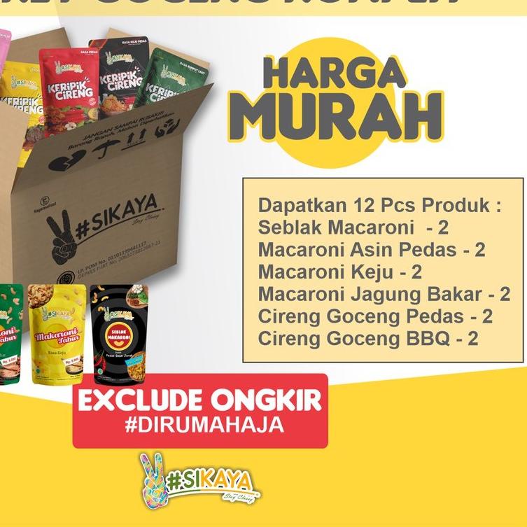 

❁ Paket Goceng Komplit PSBB (Promo Saat Butuh Berhemat)-Sikaya ❃