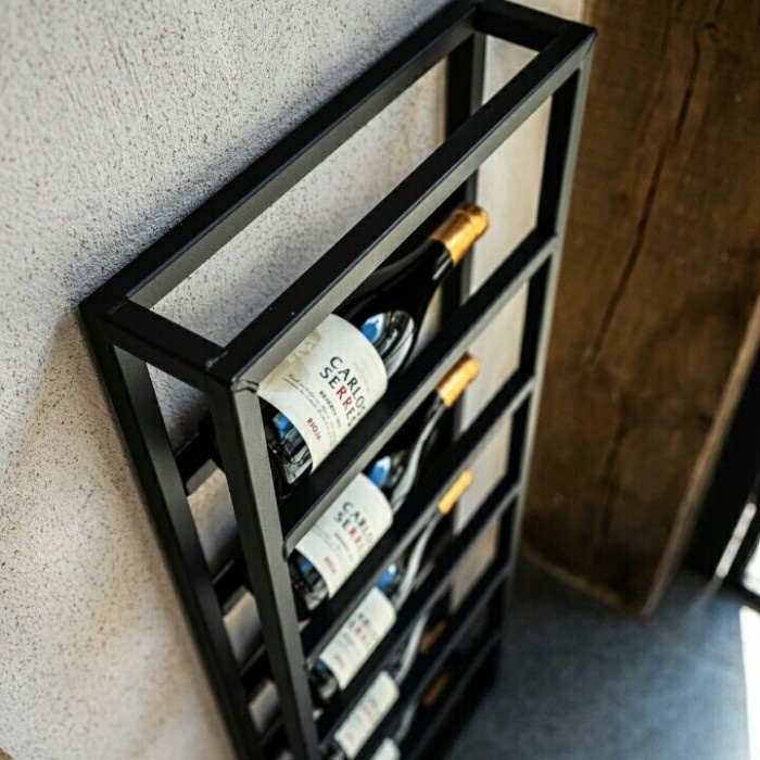 Tempat Rak Dinding Penyimpanan Bumbu Rak Botol Beer Rak Botol Wine