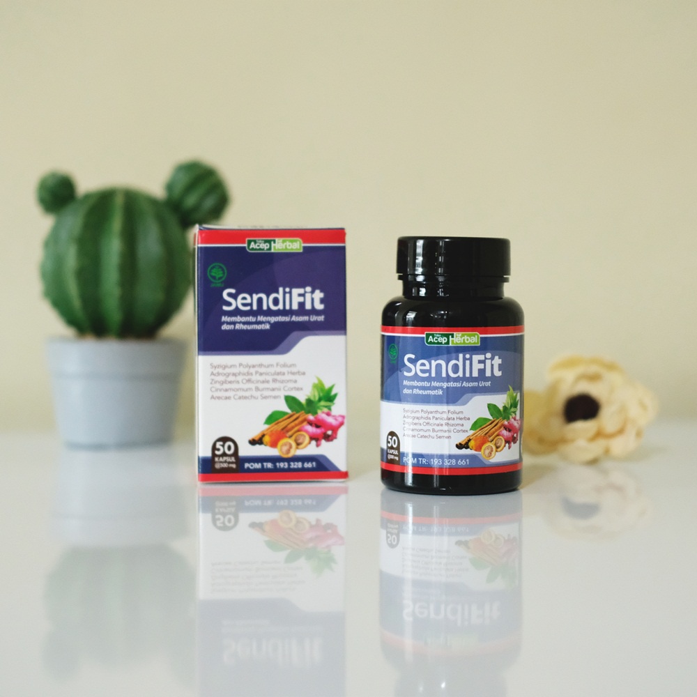 SendiFit Obat Pegal Linu Nyeri Sendi Sakit Nyeri Badan Herbal Aman Untuk Dewasa &amp; Lansia 100% Original BPOM