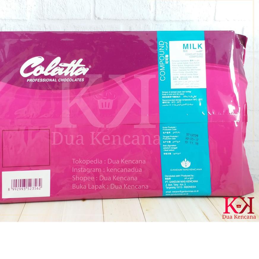 

✩ Colatta Milk Compound 1 KG Coklat Susu Compound Chocolate Collata ➩