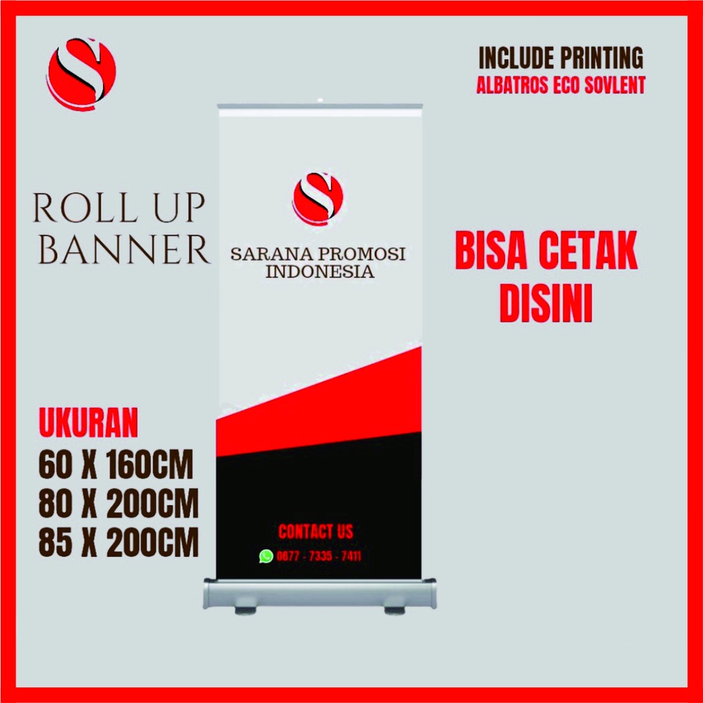 Roll Up Banner / Roll Banner / Cetak Roll Up Banner / Cetak Roll Banner