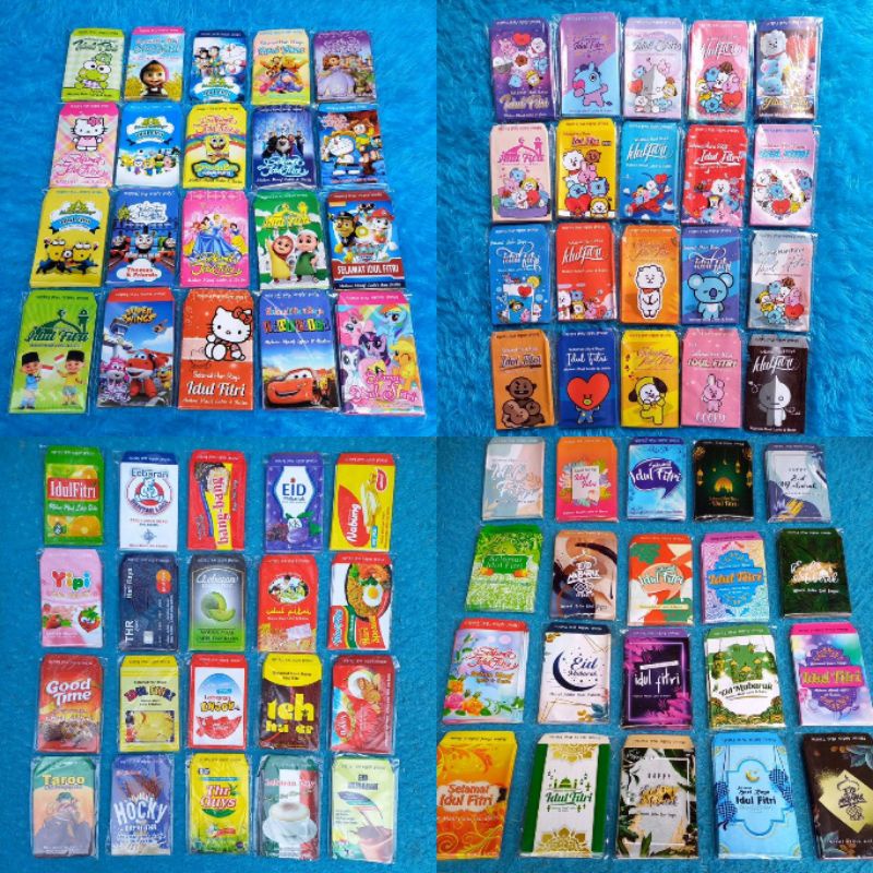 

100Pack Paket Usaha Amplop Lebaran Ukuran Sedang