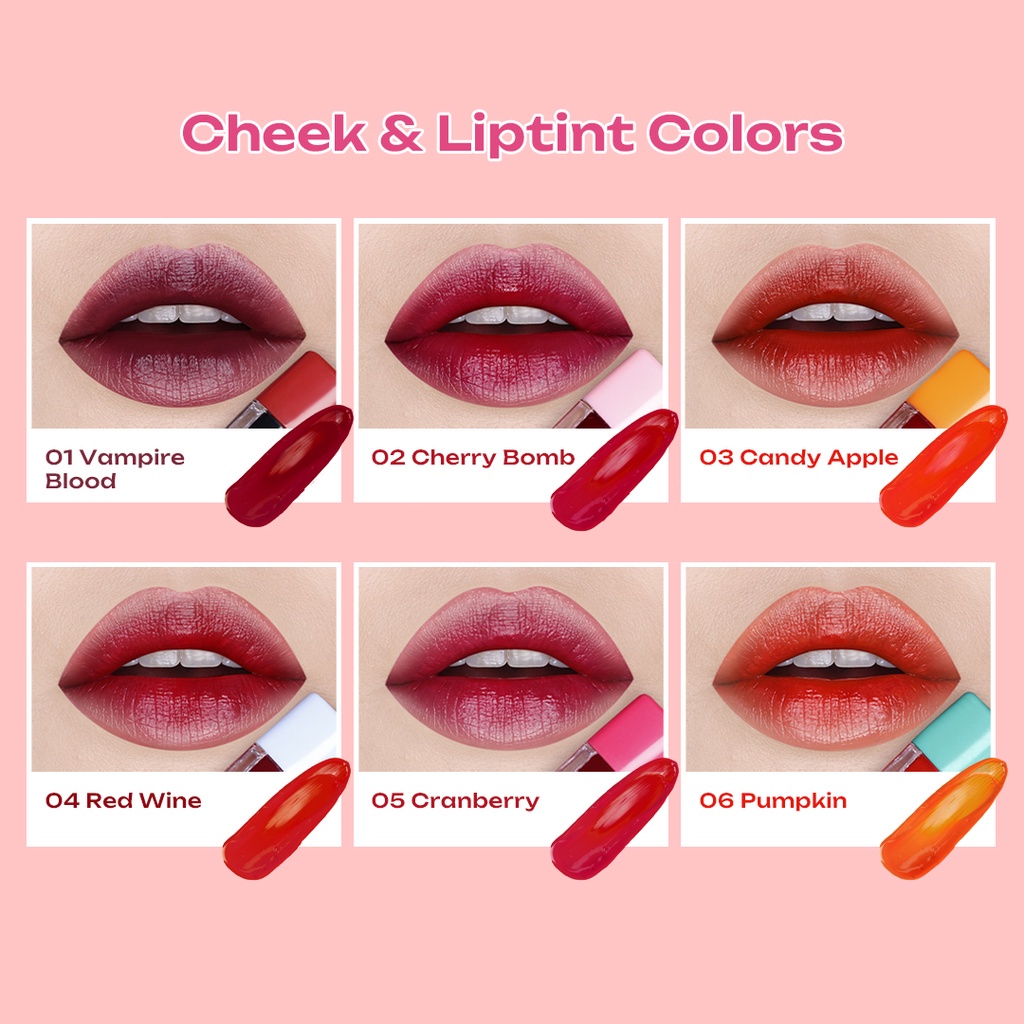 Implora Urban Lip Cream Matte | Lip Velvet | Cheek &amp; Liptint | Jelly Tint Lip Tint BPOM