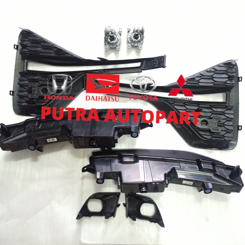 lampu sein drl + cover sein + foglamp + cover foglamp innova zenix 2022up original