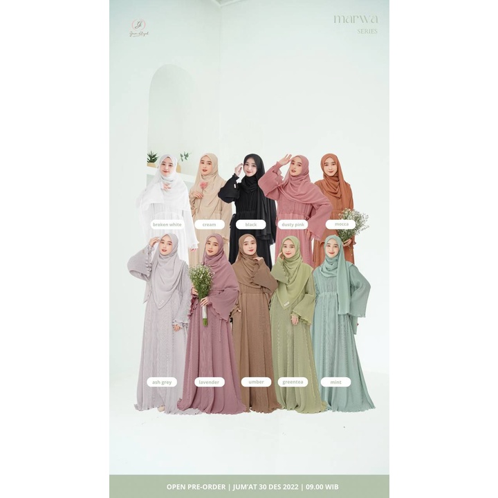 READYSTOCK ‼️  Marwa Dress by Gerai Aliyah || GAMIS PLISKET - EID SERIES - MARWA DRESS GERAI ALIYAH