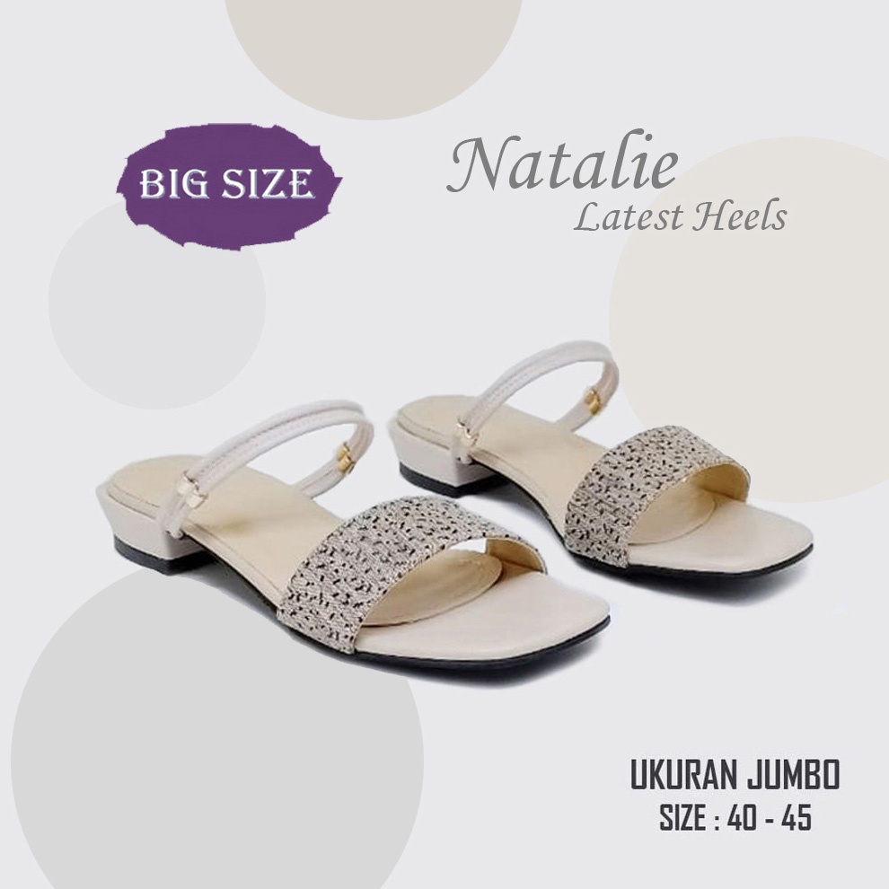 Oversize Upsize | Sandal Wanita Big Size Jumbo 40-45 Sendal Teplek cantik Ukuran Besar