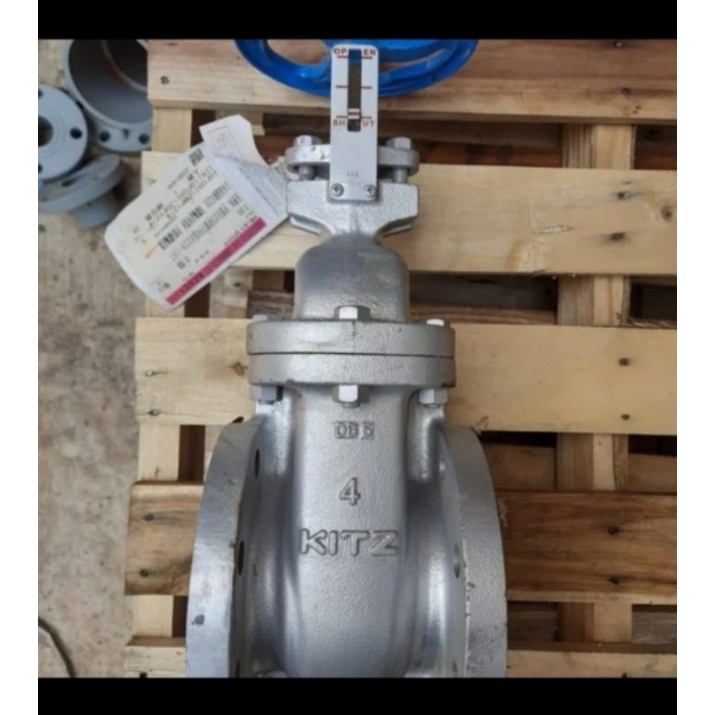 Gate Valve Kitz 5" inch Flange JIS 10k Cast Iron Ori Kitz