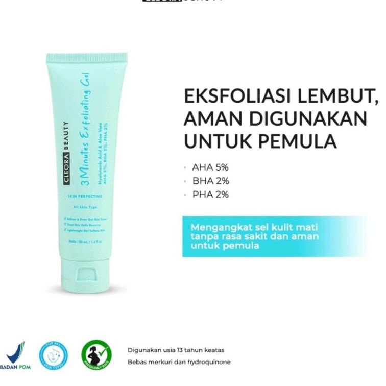 ☁ Cleora Exfoliating gel [ ready stock] ♦