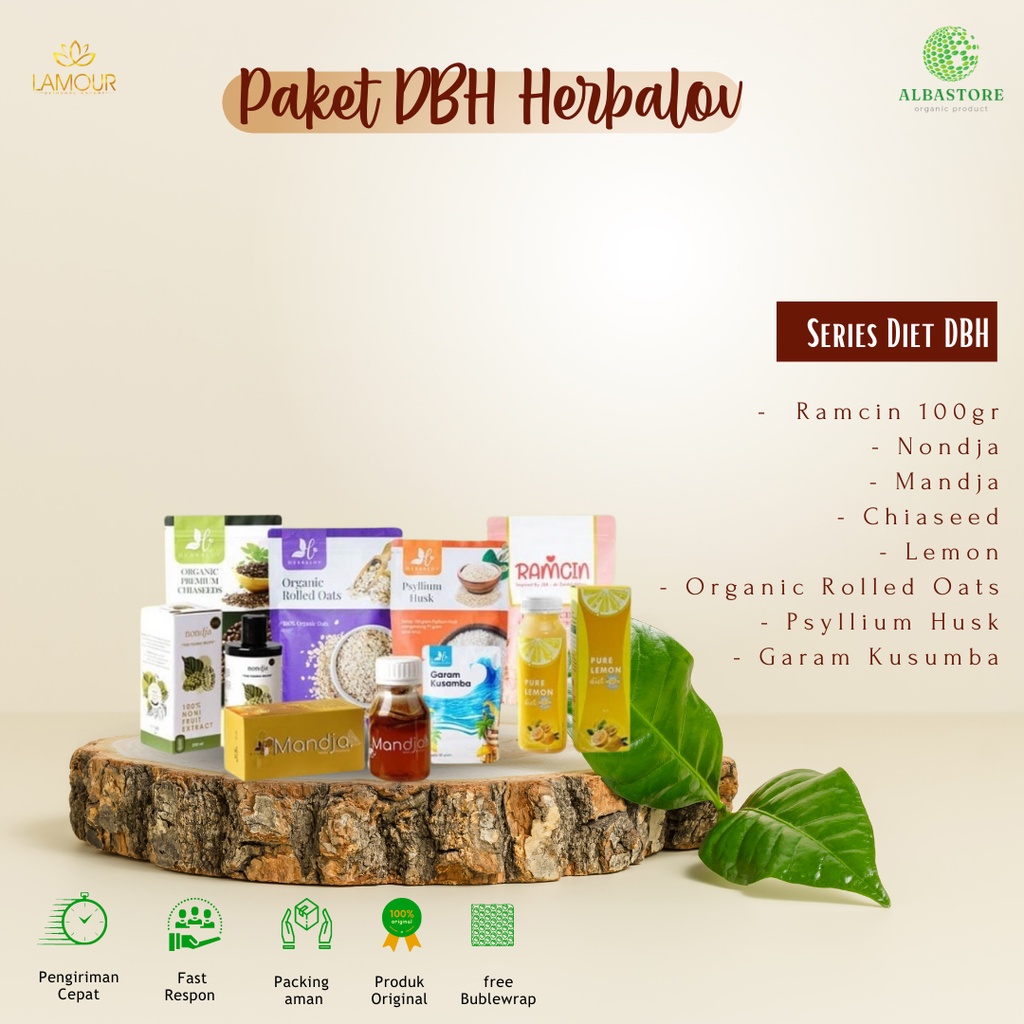 Paket Diet Bahagia Herbalov Sehat Herbal Turun BB Pasti Detox Tubuh