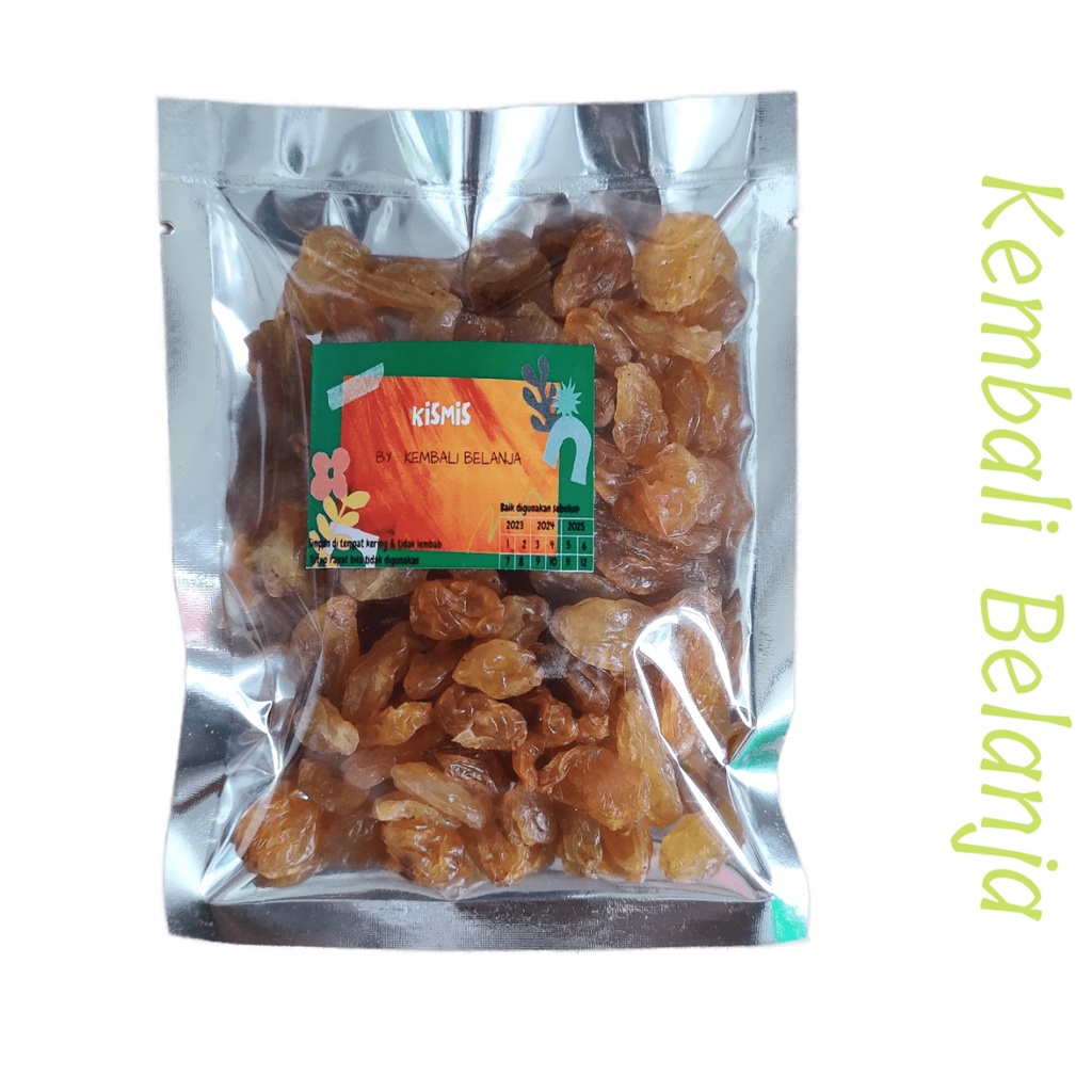 Kismis Golden Raisins 50 Gram/ Golden Raisin/ Kismis Asam Manis