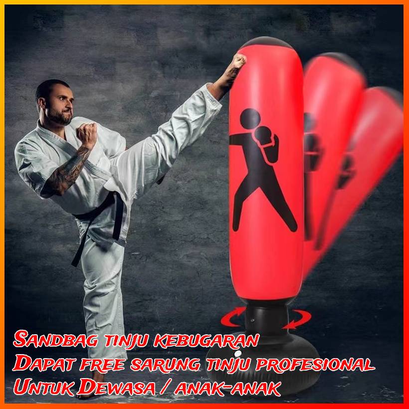 AIJIA Samsak Berdiri Alat Olahraga | Olahraga Tinju | Samsak Tinju Berdiri | Samsak Muaythai | 160 C