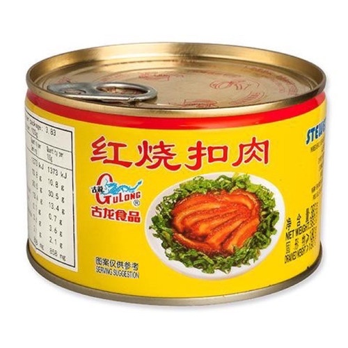 

Gulong Stewed Pork Slice / Daging Samcan Babi Kaleng 383gr