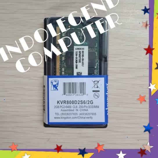✩ KINGSTON SODIM DDR2 2GB PC6400 ◊