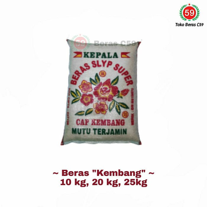 

Beras Setra Ramos "Kembang" PREMIUM 10, 20, 25 kg