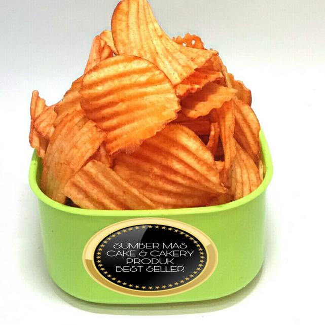 

✧ KERIPIK SINGKONG BALADO PEDAS KILOAN MEREK TES 1kg / KERIPIK SINGKONG PEDAS TES / CHUBA / KERIPIK ➪