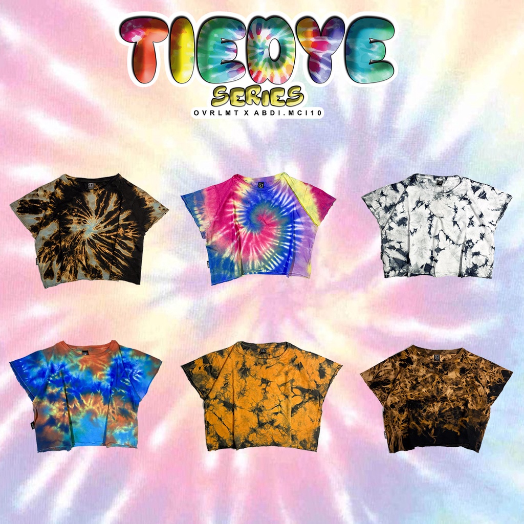 ABDI MC1.10 X OVERLIMIT CROP TSHIRT | TIEDYE | KAOS CEWEK CROP