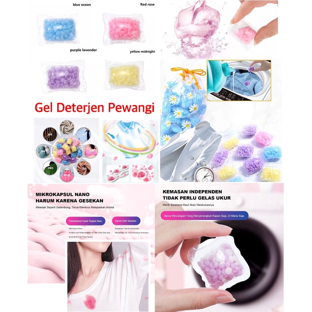 VS BG - GEL MANIK DETERJEN PEWANGI PELEMBUT PAKAIAN LAUNDRY / GEL DETERGEN LAUNDRY / PEWANGI PAKAIAN