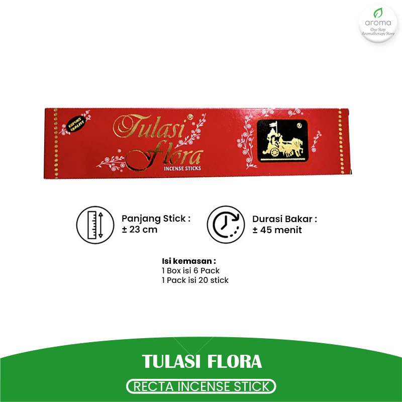 Dupa India (Aromaterapi) Recta - Tulasi Flora 6 Packs