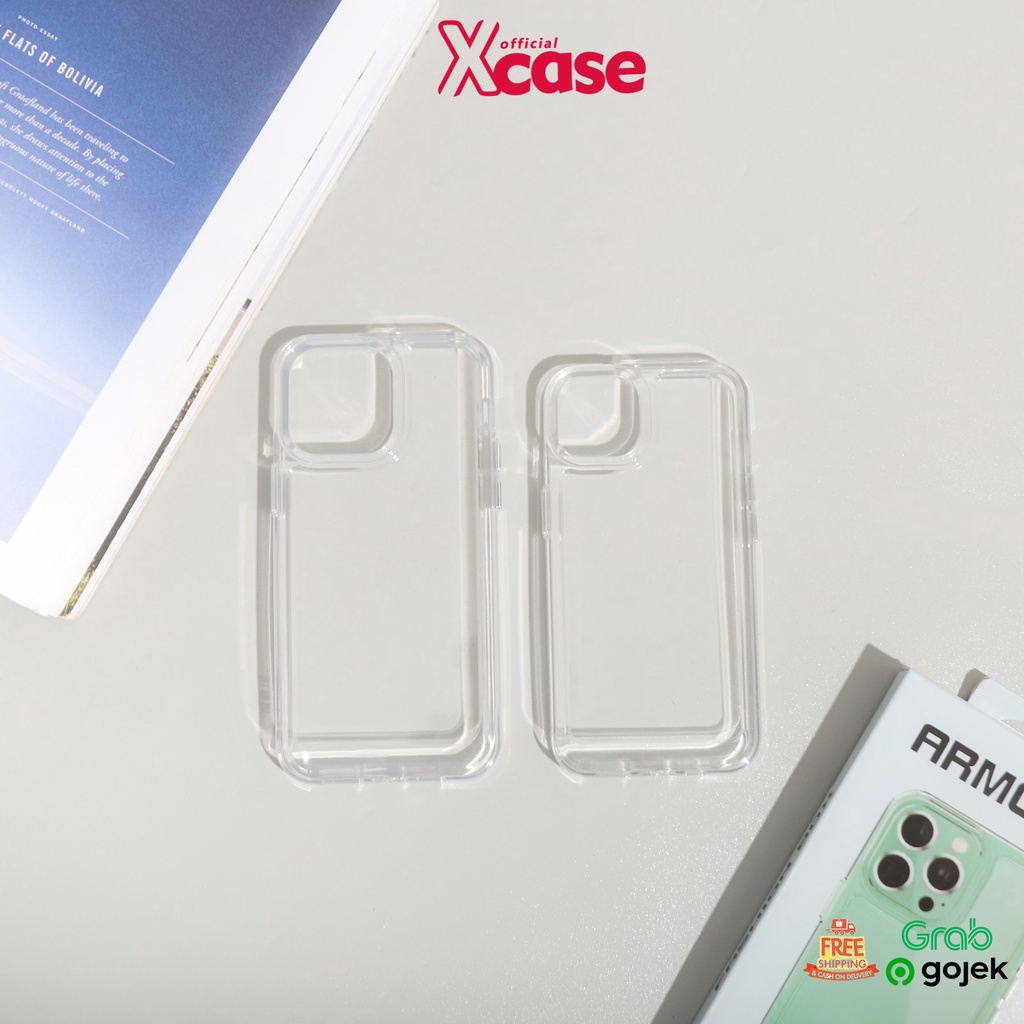 Clear GenSpace Full Cover for iPhone 7 8 PLUS XR X XS Max / 11 Pro Max / 12 Pro Max / 13 Pro Max / 14 Plus Pro Max