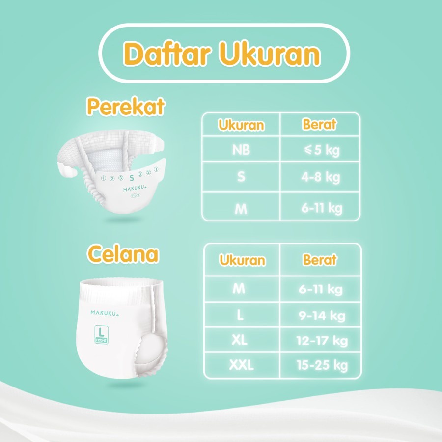 MAKUKU Air Diapers Comfort PANTS (Celana) XL 32 XL32 / Popok Pampers Bayi Comfort Pants