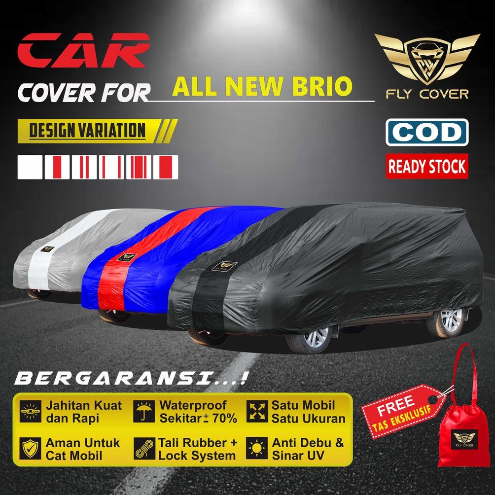 Sarung Mobil ALL NEW BRIO SAYTA 2020 / Body Cover Honda BRIO 2018, 2019, 2020, 2021 / Selimut Tutup 