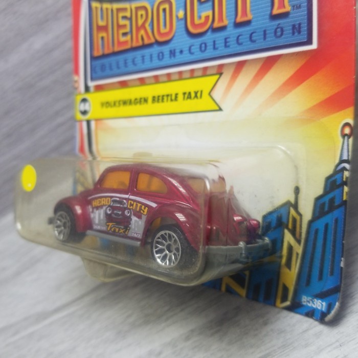 MATCHBOX HERO CITY VW VOLKSWAGEN BEETLE TAXI TERLARIS