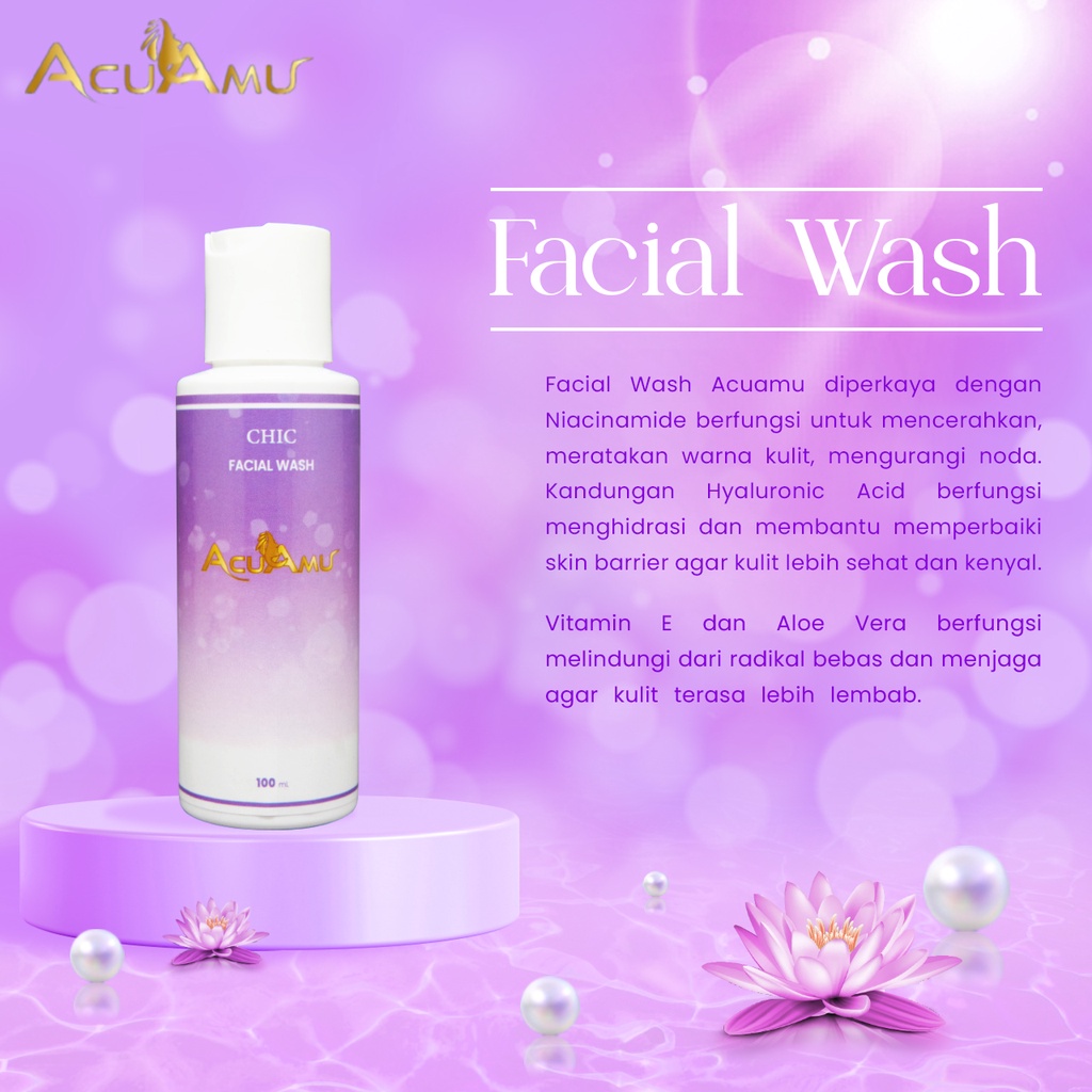 ACUAMU FACIALL WASH BRIGHTENING 100ML