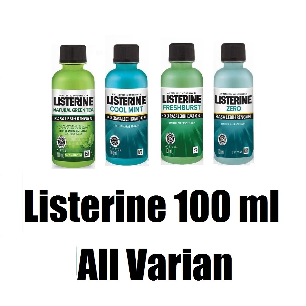 Listerine 100 ml All Varian - Listerine Obat Kumur - Listerine Mouthwash