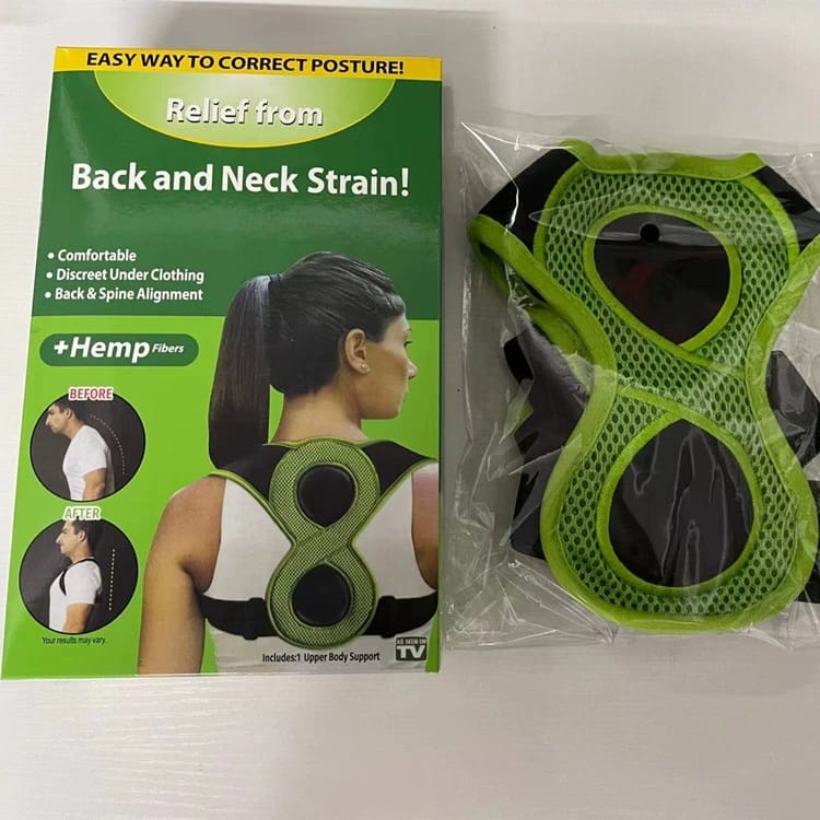 Korset Pria Wanita Back Support Posture Corrector Terapi Koreksi Penegak Punggung Badan Terapi Tegap Premium