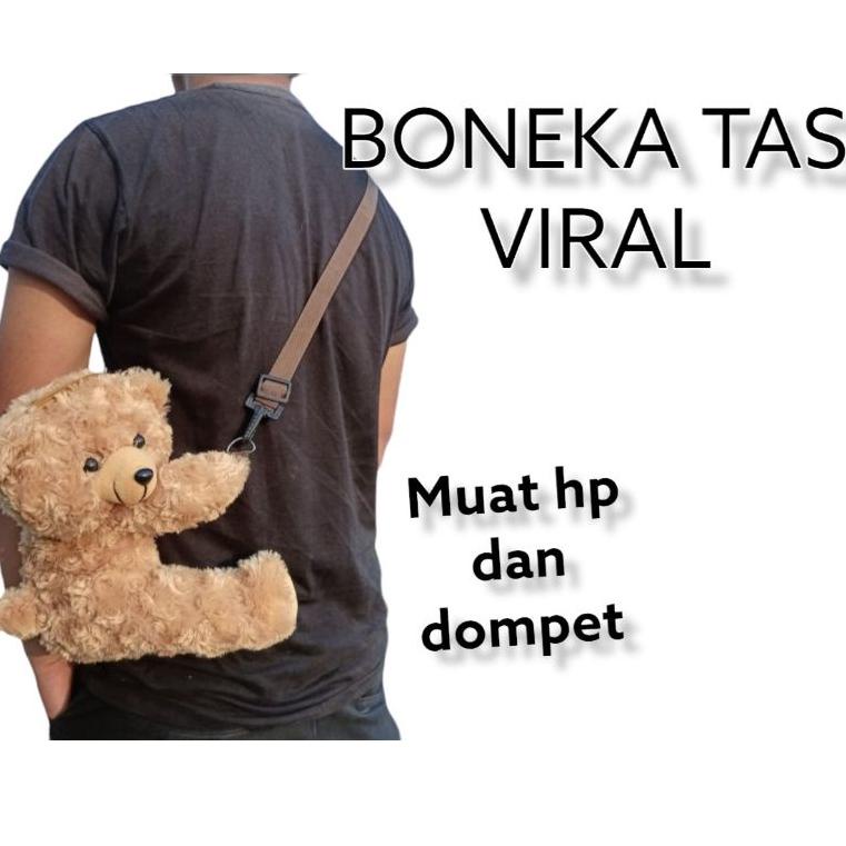 ✘ O91 TAS BONEKA BERUANG / TAS KOREA BERUANG ♜